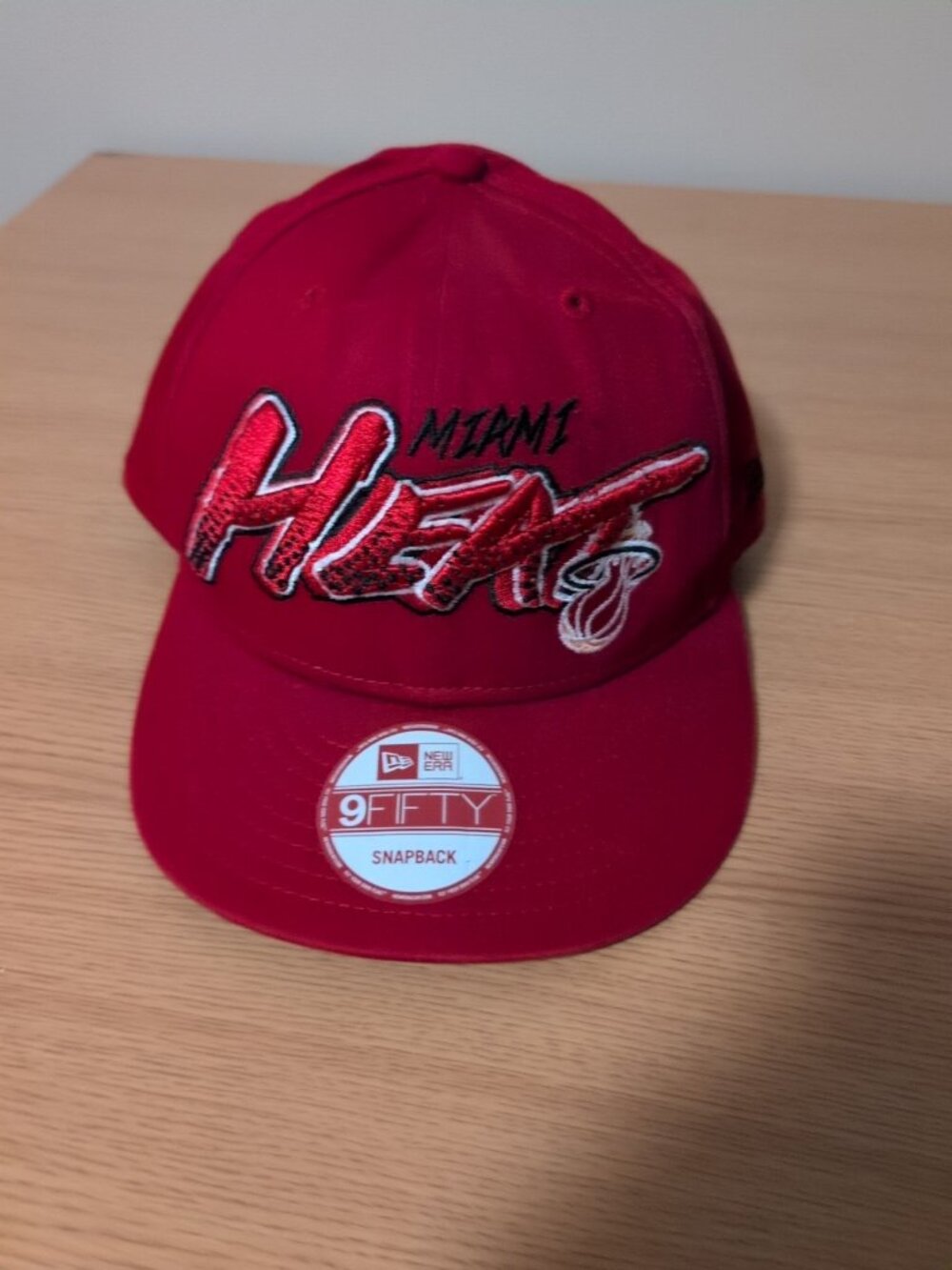 NBA Miami Heat Hat New Era 9FIFTY Basketball HW Classic Red Snapback‎ Hat